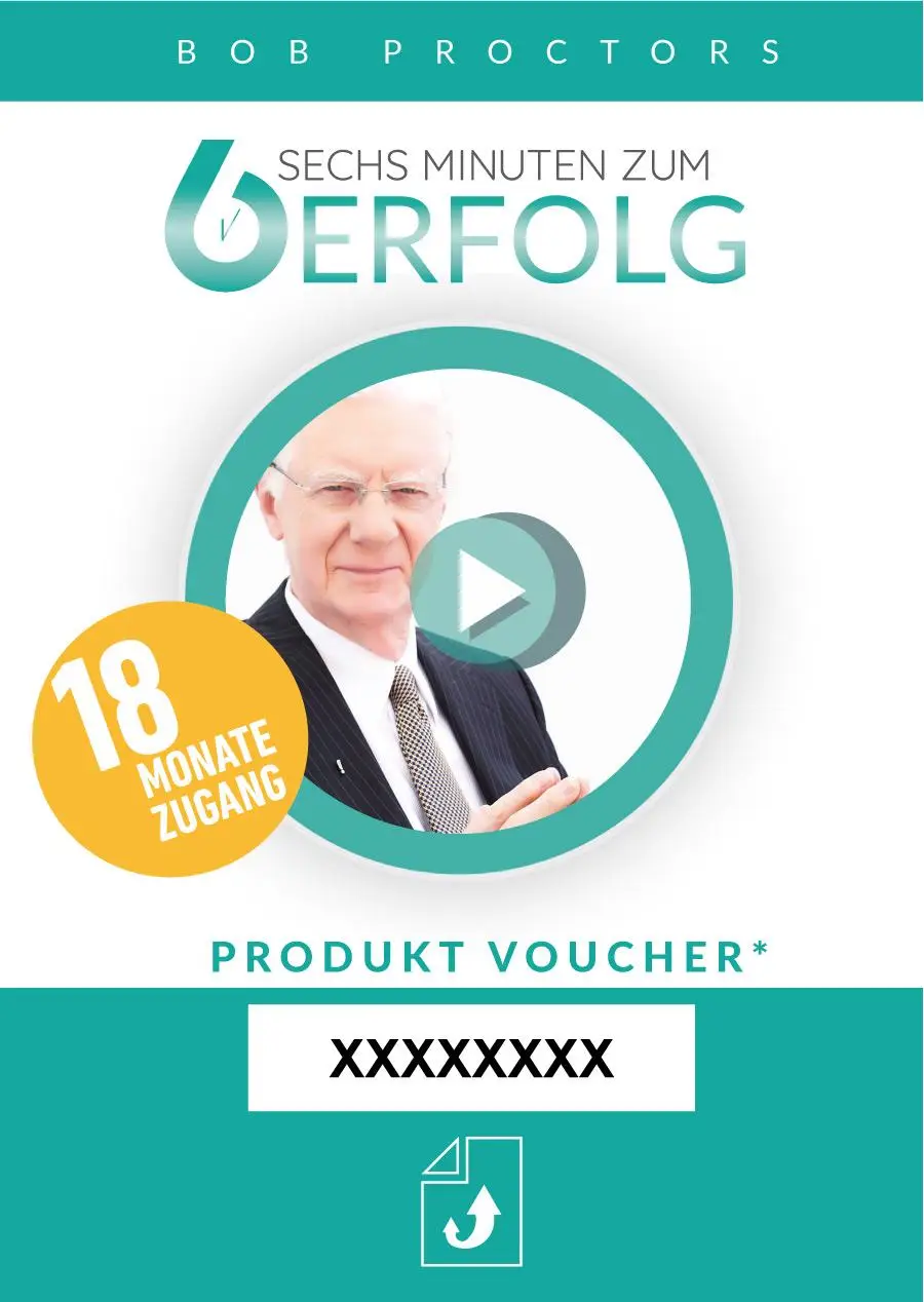 6 Minuten zum Erfolg - Voucher für 18 Monate
